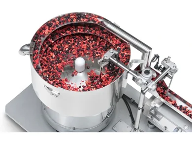 Bowl feeder used with capsule feeding and counting